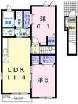 マーベラスいぬいⅡの間取図