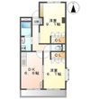 八女市稲富の間取図