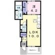 八女市本町の間取図