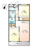 柳川市西蒲池の間取図