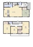 八女市吉田の間取図