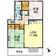 柳川市古賀の間取図