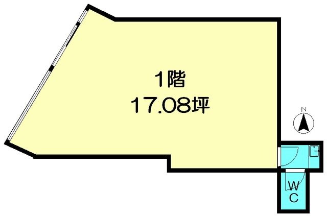 拡大写真:大栄第一ビル 1階1の間取り