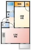 ヴィラ・アカンサスAの間取図