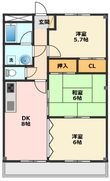 メイプルハウスの間取図