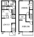 Maisonette land 室村の間取図