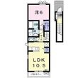 ベル　フィオーレＡの間取図