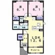 フランメゾン　Ｂの間取図