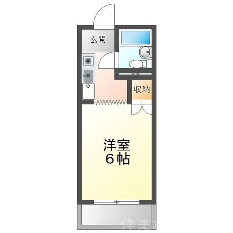 拡大写真:刈谷マンション 2階204の間取り