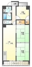 ベルツリー美園の間取図