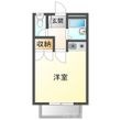 Tーコーポの間取図
