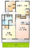 センチュリー住吉の間取図