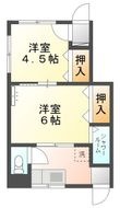 石川荘の間取図