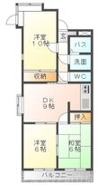 ペイサージュ28Aの間取図