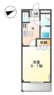 ジャルディーノ カメリアの間取図