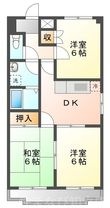 サンチェリーキタムラの間取図