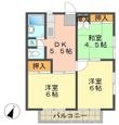 翼ハイツ3号館の間取図