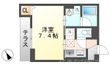 ボヌールBの間取図