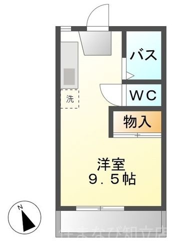 拡大写真:悠々荘 2階202の間取り