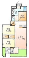 リバーサイド東洋の間取図