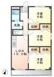 プラチナハイツ安井Ⅲの間取図