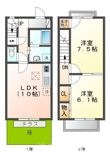 セゾンコートの間取図