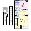 ガーデン　フェイバーの間取図