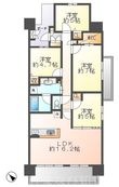 安城市三河安城南町2丁目の間取図