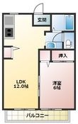 レーベン桜が丘の間取図