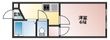 岡山市中区国富2丁目の間取図