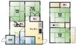 国富借家の間取図