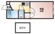 岡山市中区国富2丁目の間取図