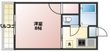 岡山市中区国富の間取図