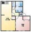 備前市伊部の間取図