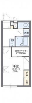 レオパレス伊部の間取図