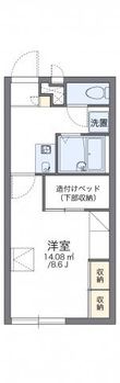 レオパレス伊部の間取図