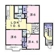 ヴィラ フォーレスト Aの間取図
