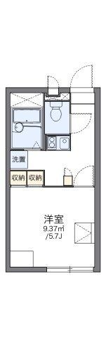 拡大写真:レオパレスR250岡山東 1階111の間取り
