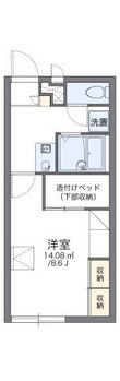 レオパレス伊部の間取図