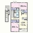 メルヴェーユの間取図