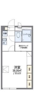 レオパレス福岡Aの間取図