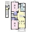 プレステージ花ずいEの間取図
