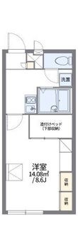 レオパレス長船の間取図