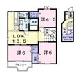 サンライズT E棟の間取図