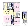 ヴィラ フォーレスト Bの間取図