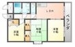 岡山市中区赤田の間取図