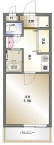 エドスプリングス東館の間取図