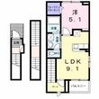 ガーデン　フェイバーの間取図