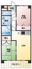 ベルトップ石橋の間取図