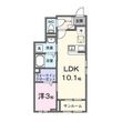 ルミナス ブランの間取図